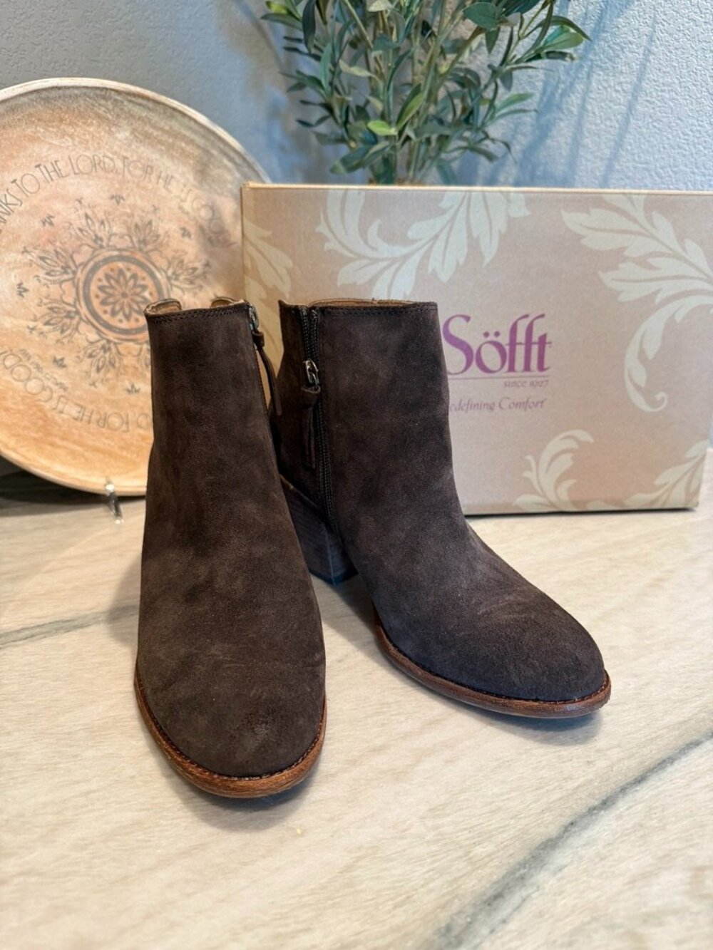 Sofft Tilton Brown Booties